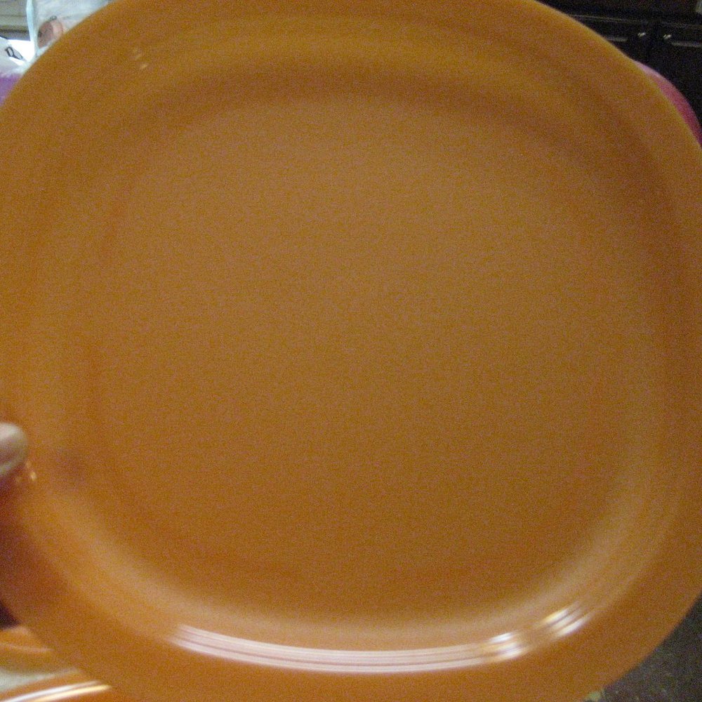 TUPPERWARE  (4) MICROWAVE LUNCH PLATES GOLD MIP
